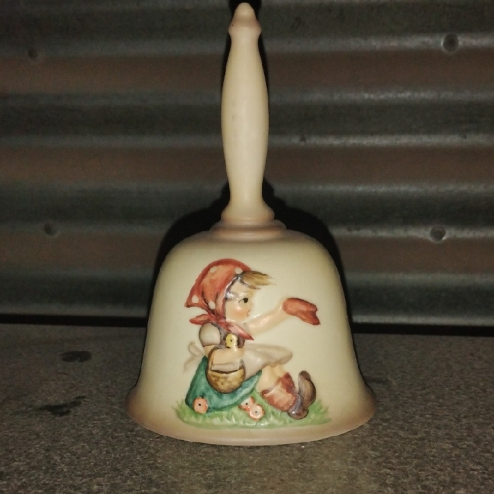 Hummel Cream and Red Decorative Bell